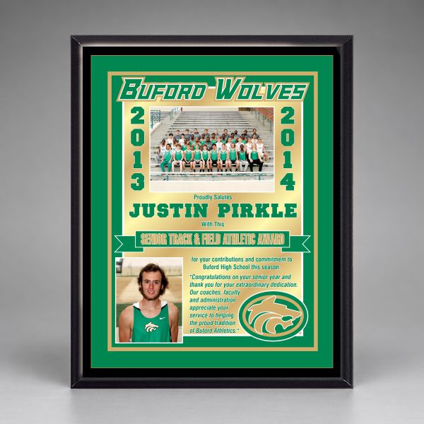 Team Photo and Individual Photo Plaque